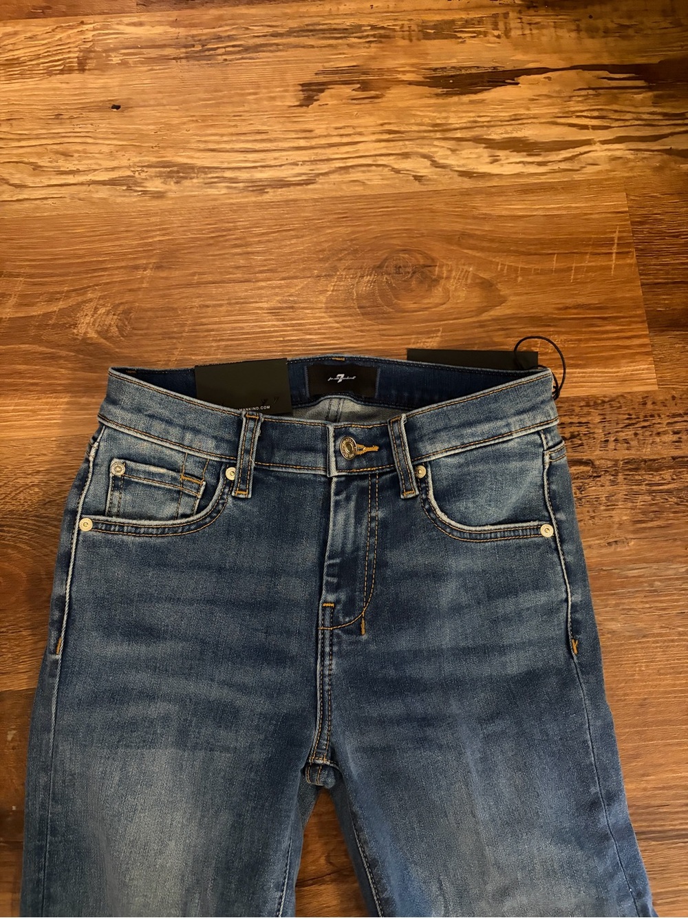 7 For All Mankind Dojo Jeans 25 NWT - Picture 3 of 6